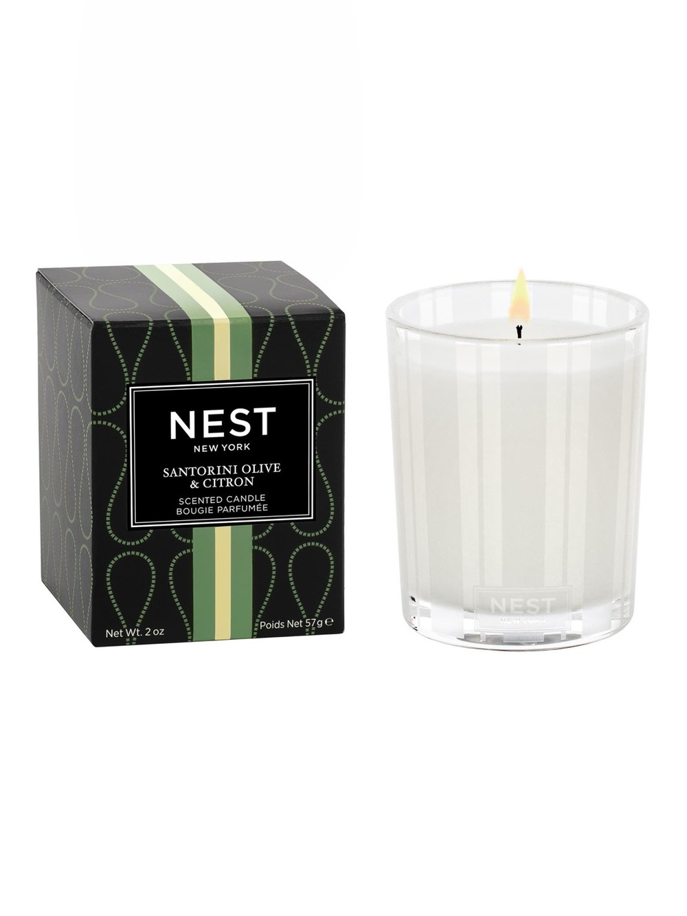 NEST Santorini Olive & Citron Scented Candle, 2oz, New in Box